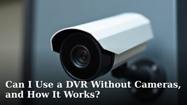 Can I Use a DVR Without Cameras, and How It Works?
