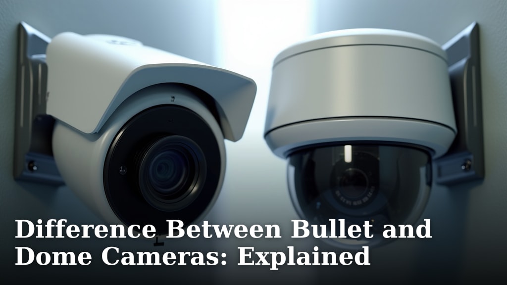 Difference Between Bullet and Dome Cameras: Explained