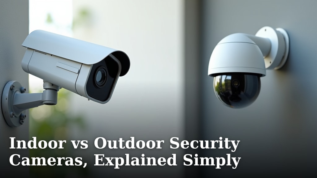 Indoor vs Outdoor Security Cameras, Explained Simply