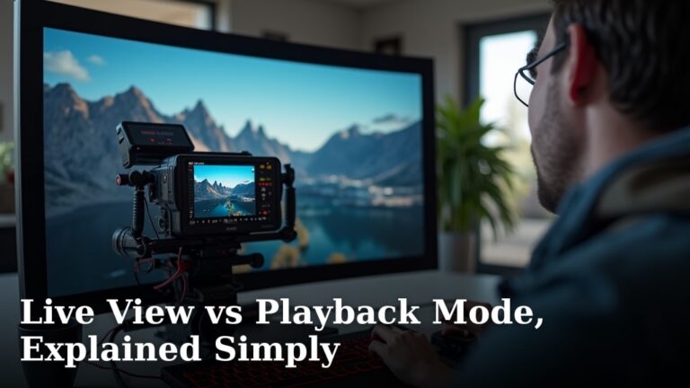 Live View vs Playback Mode, Explained Simply