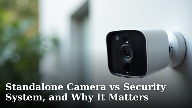 Standalone Camera vs Security System, and Why It Matters