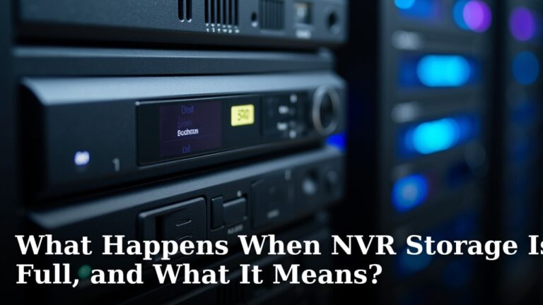 What Happens When NVR Storage Is Full, and What It Means?
