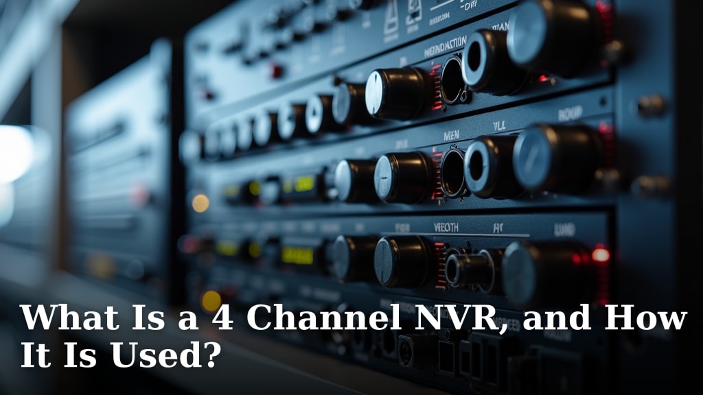 What Is a 4 Channel NVR, and How It Is Used?