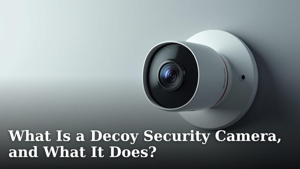 What Is a Decoy Security Camera, and What It Does?