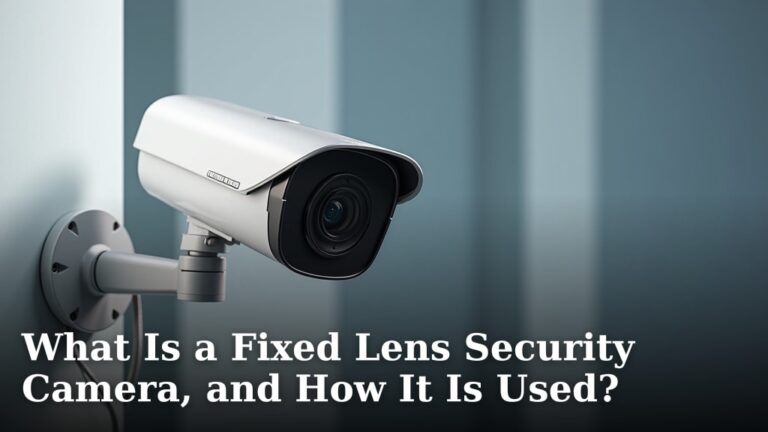 What Is a Fixed Lens Security Camera, and How It Is Used?