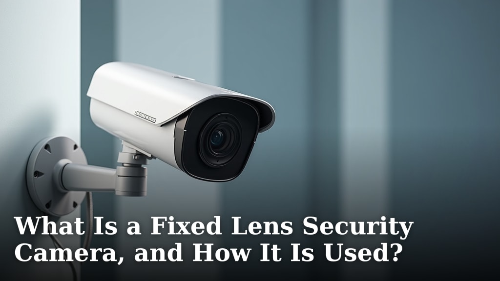 What Is a Fixed Lens Security Camera, and How It Is Used?