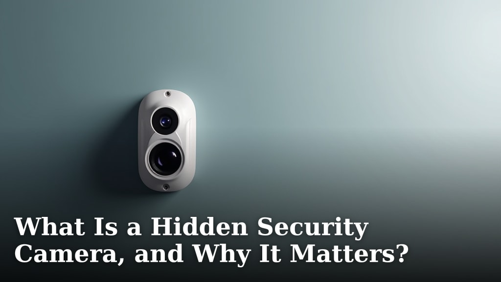 What Is a Hidden Security Camera, and Why It Matters?