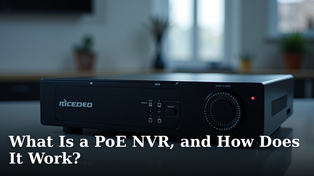 What Is a PoE NVR, and How Does It Work?