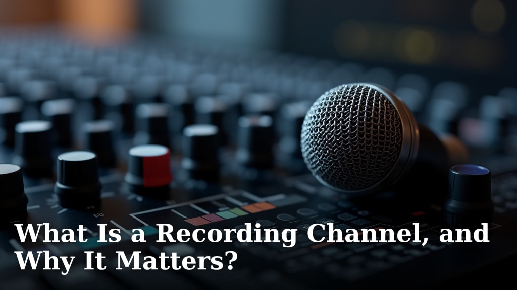 What Is a Recording Channel, and Why It Matters?