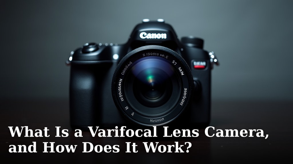 What Is a Varifocal Lens Camera, and How Does It Work?