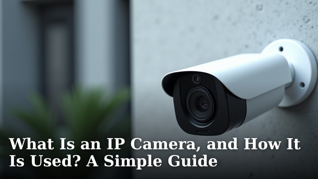 What Is an IP Camera, and How It Is Used? A Simple Guide