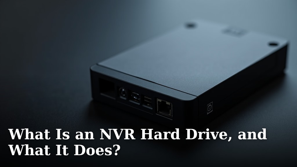 What Is an NVR Hard Drive, and What It Does?